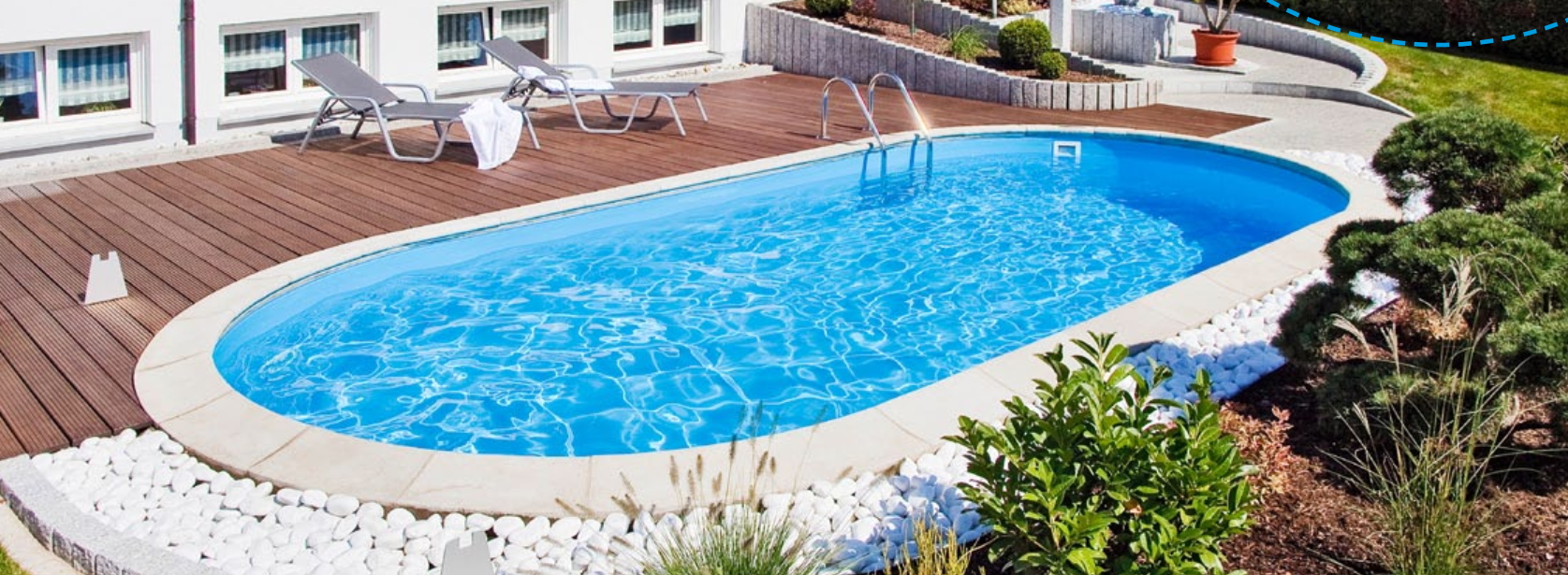 StahlwandPools als Aufstell oder Ein­baubec­ken SchwabenPool